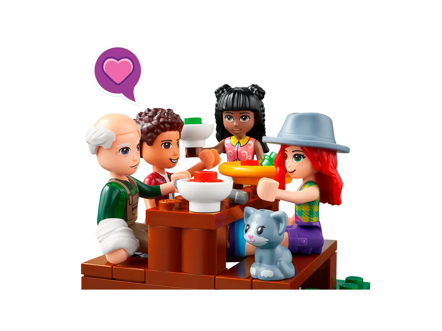 LEGO Friends Organic Farm House Set with Toy Horse, Stable, Tractor and Trailer plus Animal Figures #41721