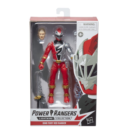 Power Rangers Lightning Collection Dino Fury Red Ranger 6-Inch Premium Collectible Action Figure