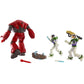 Disney and Pixar Lightyear 3 Action Figure Set, 5-in Scale Buzz Lightyear, Izzy Hawthorne & Zyclops Toys, Space Rangers vs Robots
