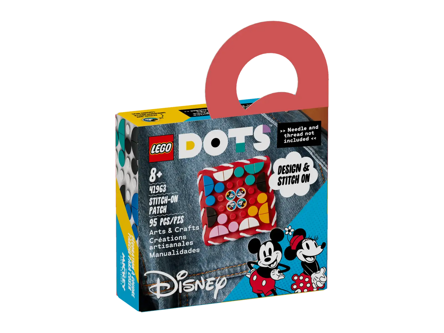 LEGO DOTS Mickey Mouse & Minnie Mouse Stitch-on Patch #41963