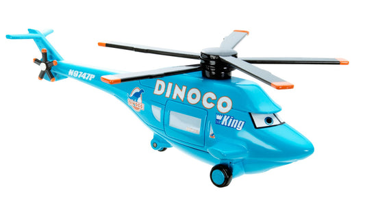 Disney Pixar The World of Cars Mega Deluxe Size Dinoco Helicopter