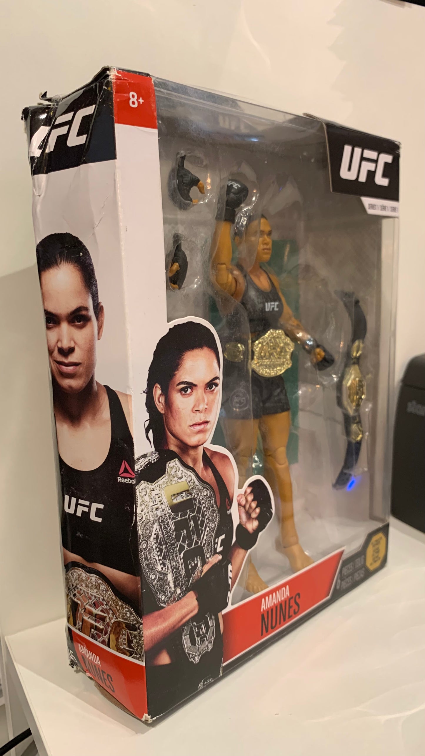 UFC Ultimate Series Amanda Nunes Action Figure - 6.5 Inch Collectible (Damaged package)