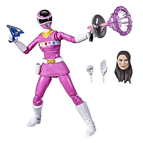 Power Rangers Lightning Collection In Space Pink Ranger Premium Collectible Loose Figure with accessories