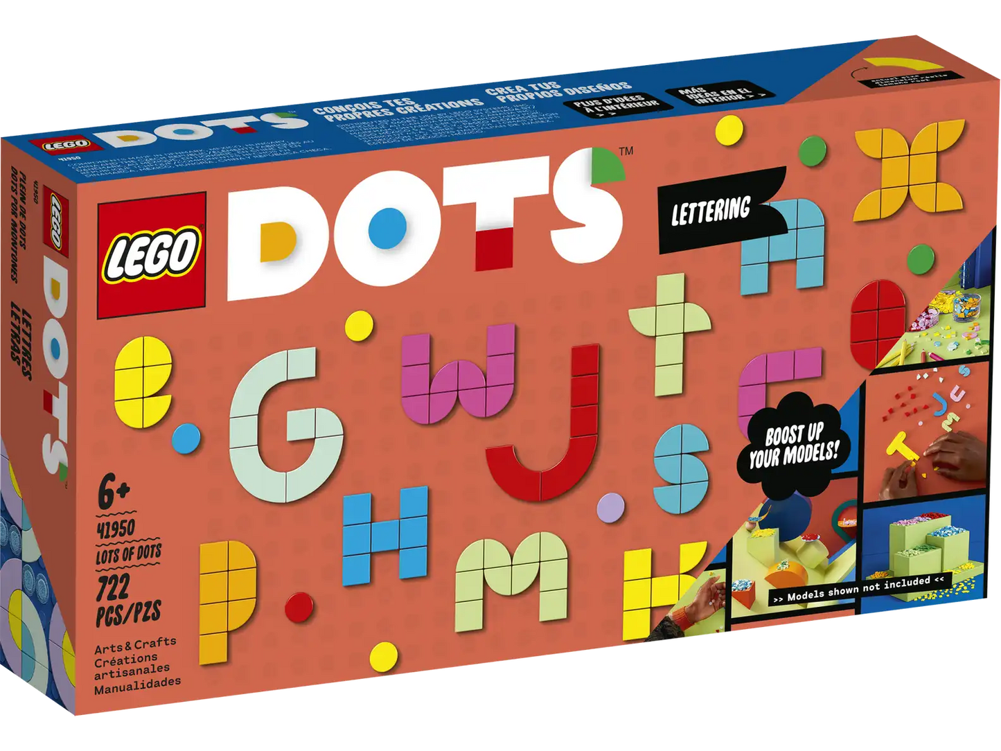 LEGO DOTS Lots of DOTS Lettering DIY Craft Decoration Kit #41950