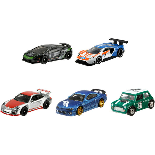 Hot Wheels Forza 5-Pack Video Game Race Cars, 1:64 Scale Die-Cast