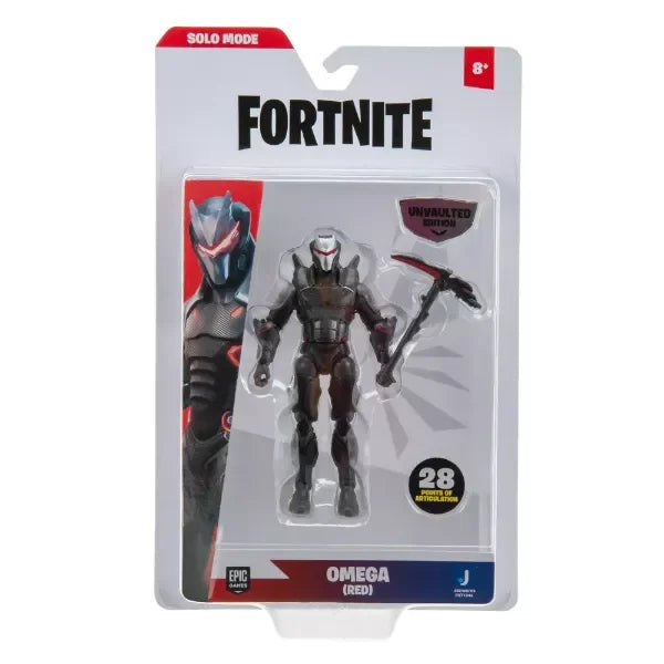Fortnite Solo Mode Series Omega Red Unvaulted 4-in Action Figure