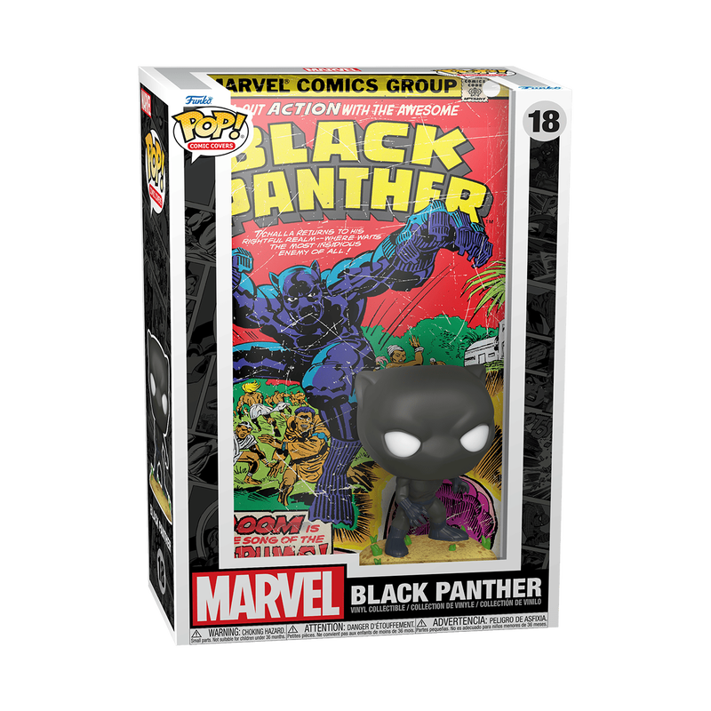 Funko Pop! Comic Cover: Marvel - Black Panther Vinyl Figure #18