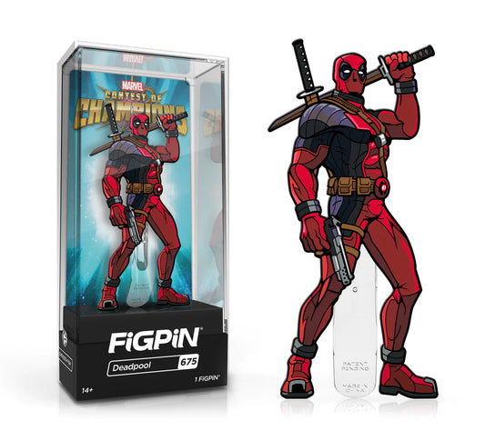 FiGPiN Marvel Contest Of Champions Deadpool Collectible Enamel Pin #675