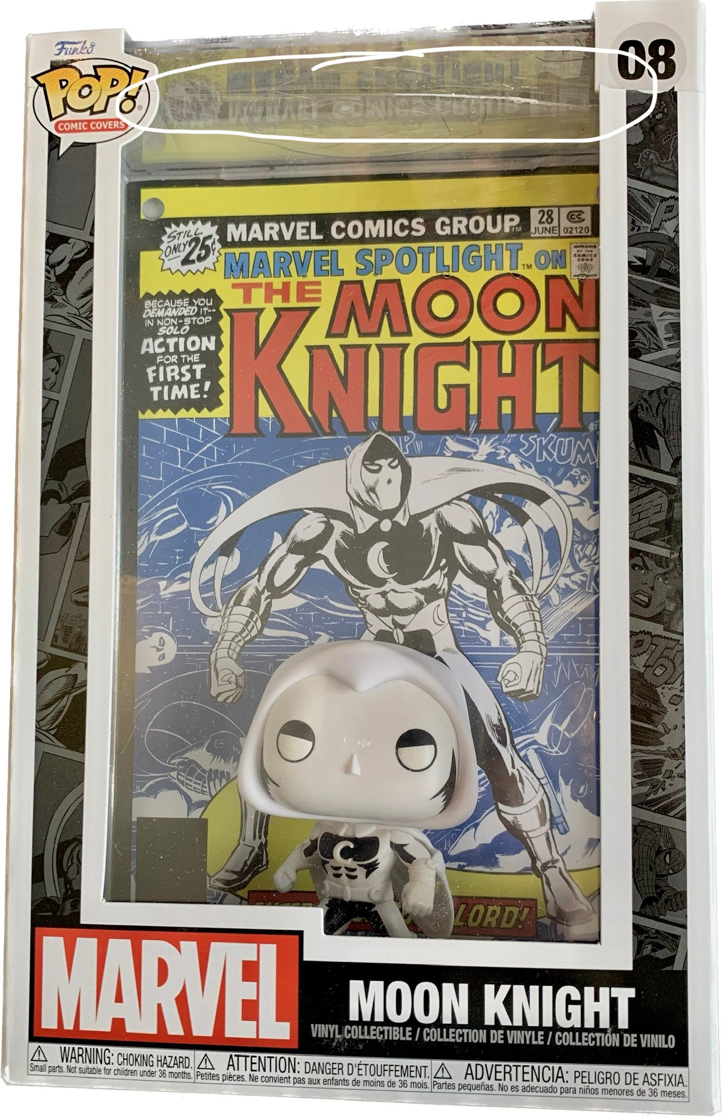 Funko Pop! Comic Cover: Marvel - Moon Knight