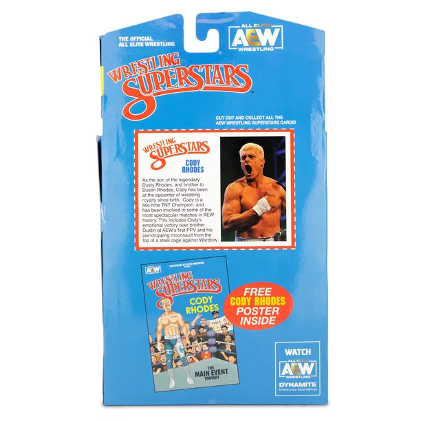AEW Cody Rhodes LJN Action Figure - Unmatched Collection Figure - Series 1