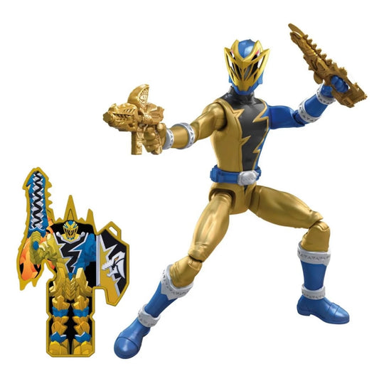 Power Rangers Dino Fury Gold Ranger 6-Inch Action Figure
