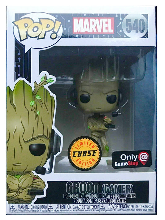 Funko Pop! Marvel Gamer Groot Standing with Headset *Chase* Exclusive Vinyl Figure #540