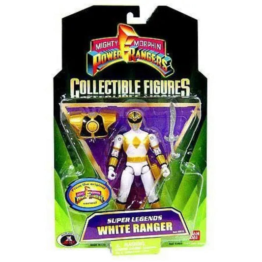 Mighty Morphin Power Rangers Collectible Figures Super Legends White Ranger Action Figure
