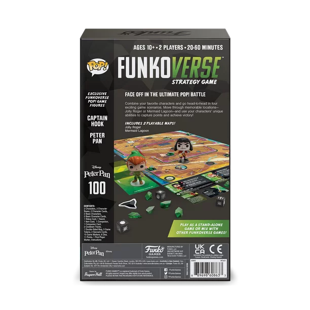 Funko Funkoverse Strategy Game “CHASE” Exclusive Disney Peter Pan