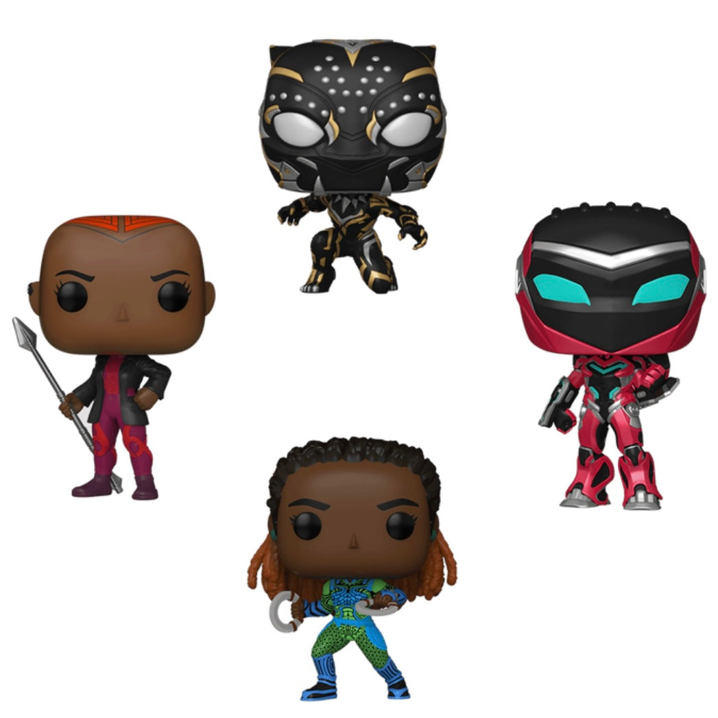 Funko POP! Marvel (Target Exclusive) Black Panther: Wakanda Forever - 4pk Vinyl Figure