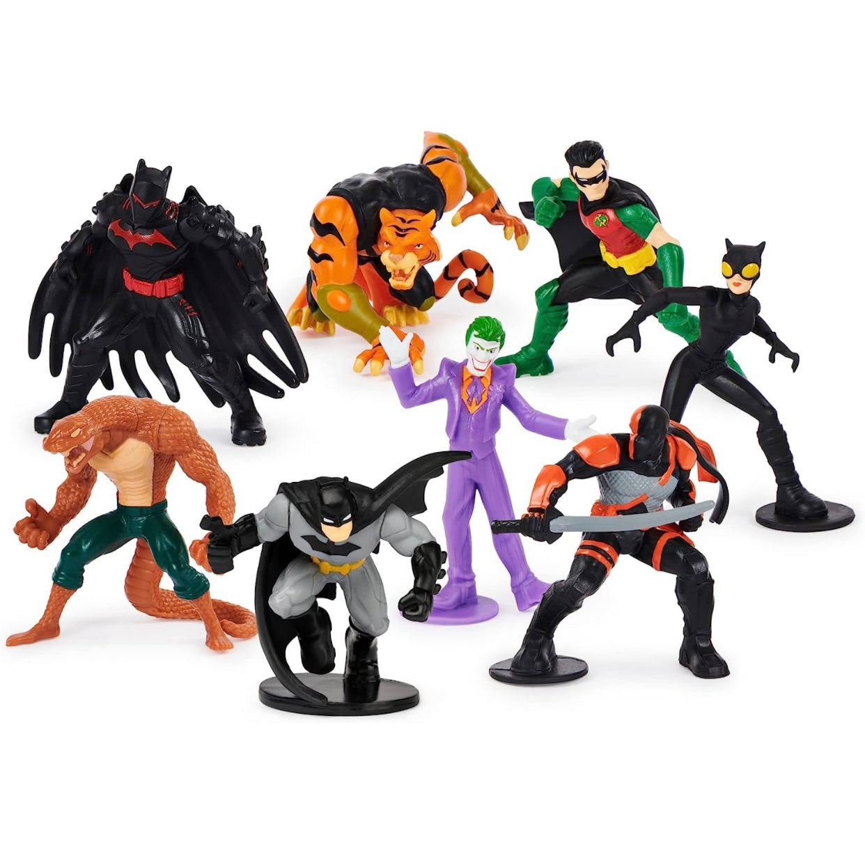 Batman The Caped Crusader 8-Pack of Collectible Mini Action Figures