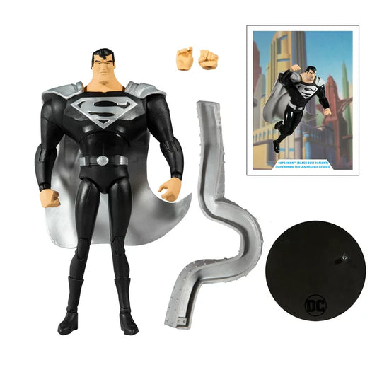DC Multiverse Animated Superman Black Suit 7" Action Figure