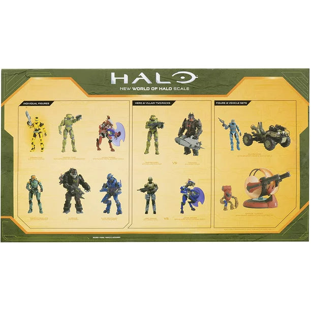 HALO Deluxe Figure - UNSC Mantis and Spartan EVA - Armor Defense System - Build Out Your Universe