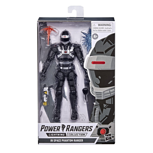 Power Rangers Lightning Collection in Space Phantom Ranger 6-Inch Premium Action Figure with Accessories