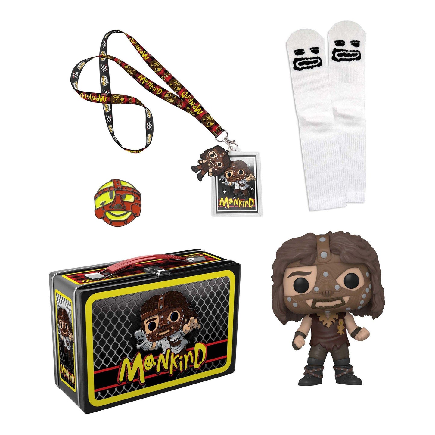 Funko Pop! WWE: Mankind Collectors Lunch Box and Figure Bundle GameStop Exclusive