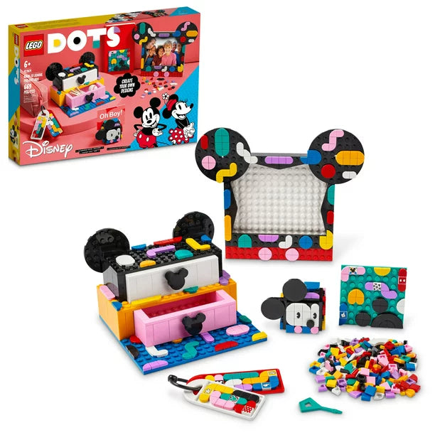 LEGO DOTS Disney Mickey & Minnie Mouse Back-to-School Project Box #41964