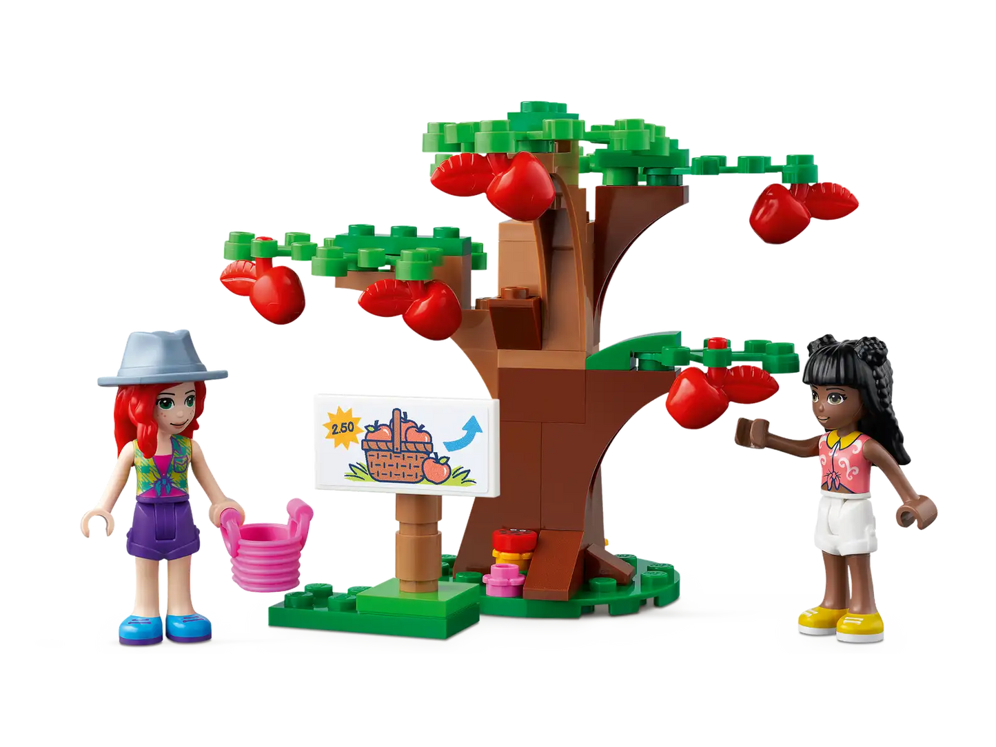LEGO Friends Organic Farm House Set with Toy Horse, Stable, Tractor and Trailer plus Animal Figures #41721