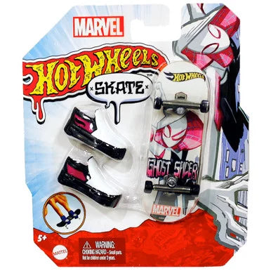 Hot Wheels Marvel Ghost Spider Skate Fingerboard & Shoes
