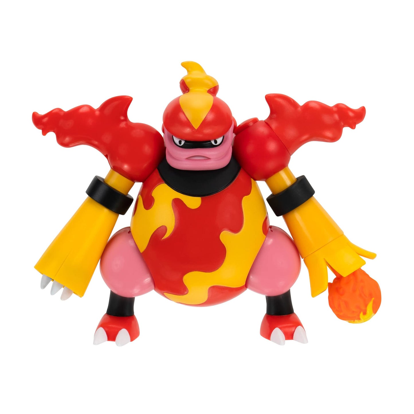 Pokémon PKW0169 Feature 4.5-Inch Magmortar Battle Figure with Fireball Cannon