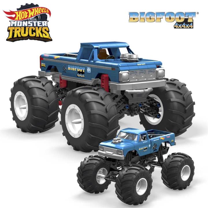 Mega Hot Wheels Monster Truck 1:18 Scale Diecast and Building Set HHD20