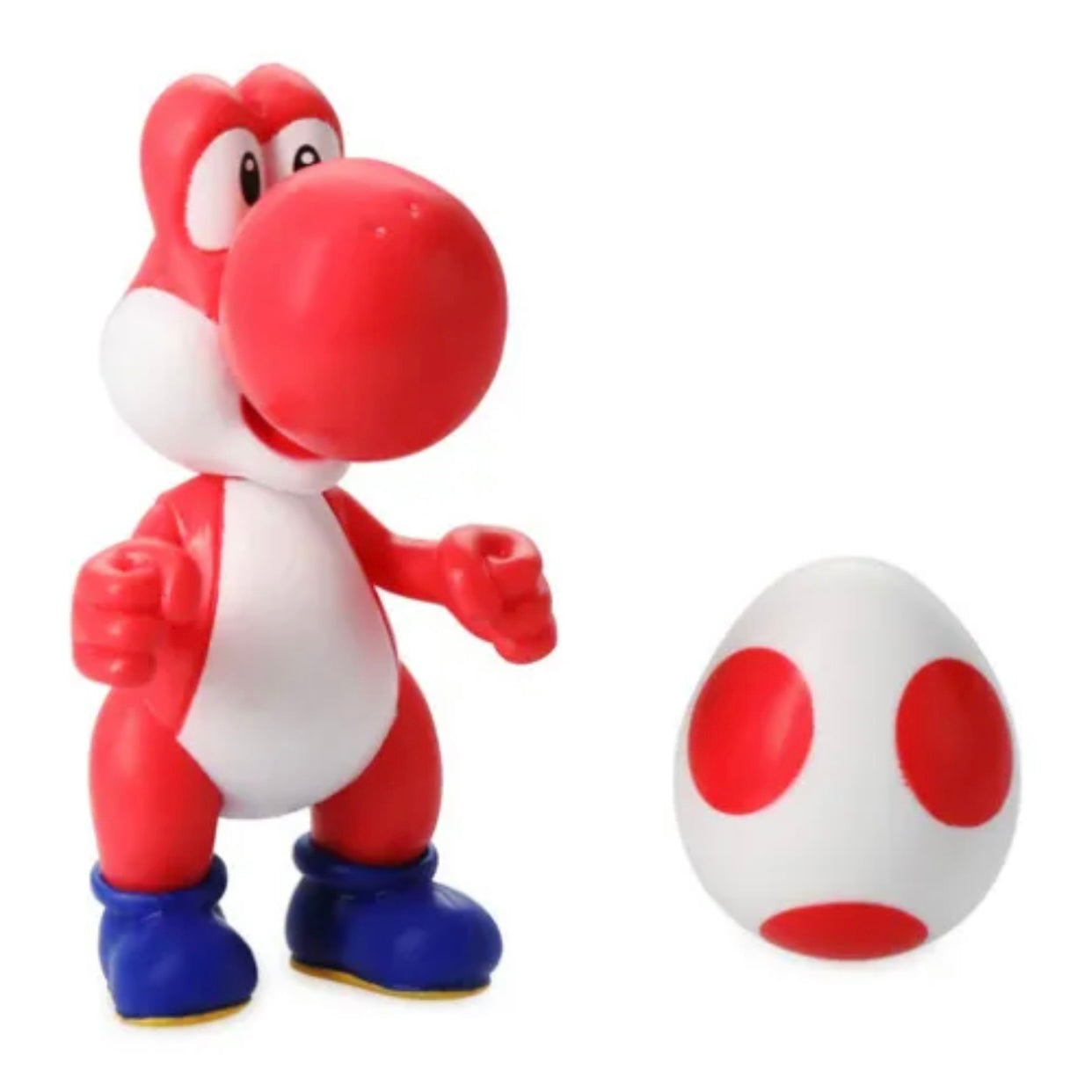 Jakks Pacific Super Mario World Red Yoshi with Egg 2.5" Figure