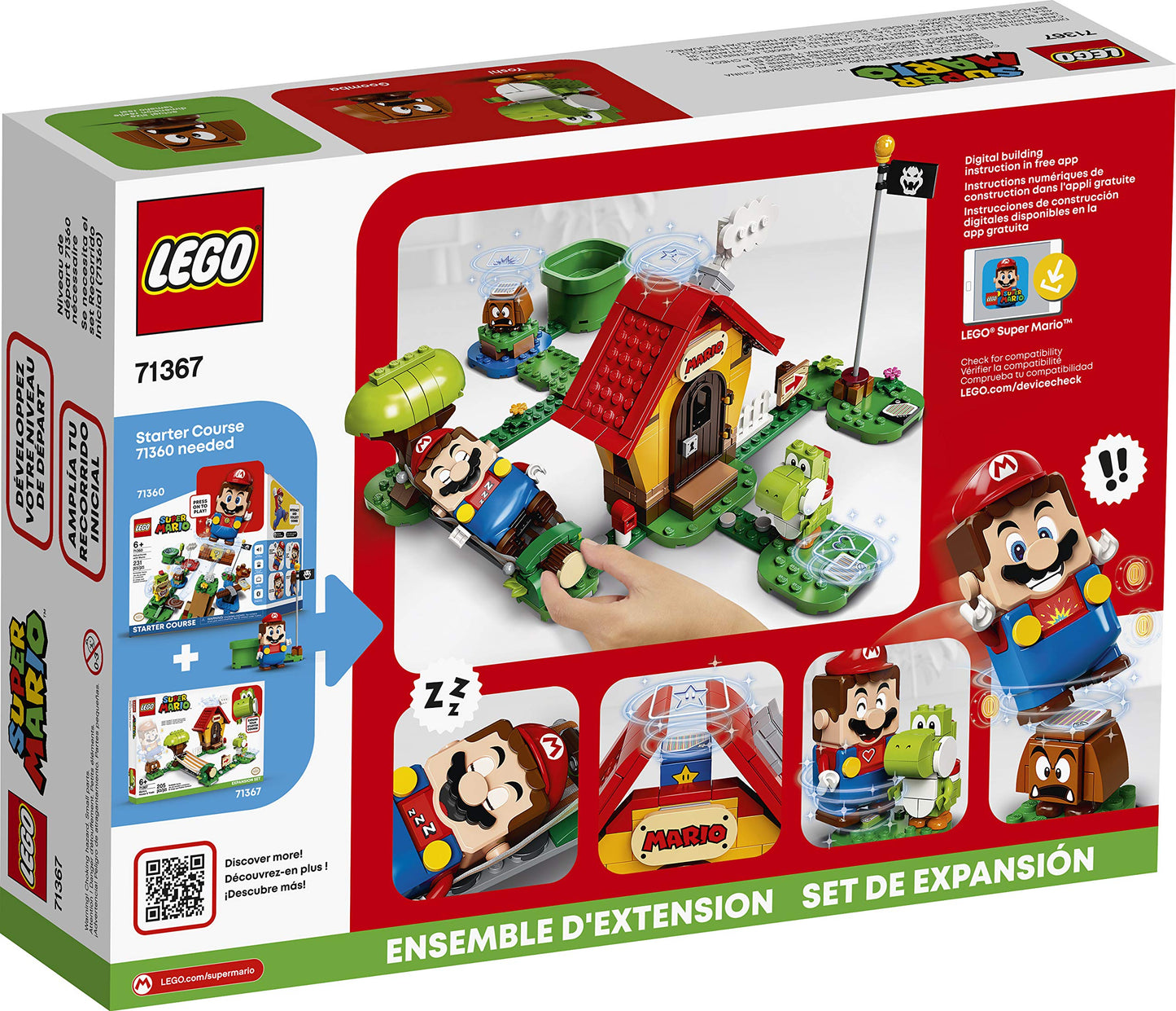 LEGO Super Mario Mario:s House & Yoshi Expansion Set 71367