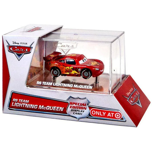 Disney Pixar Cars Exclusive Special Edition RS Team Lightning McQueen Die-Cast with Display Case