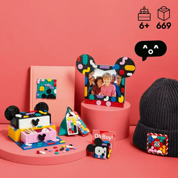LEGO DOTS Disney Mickey & Minnie Mouse Back-to-School Project Box #41964