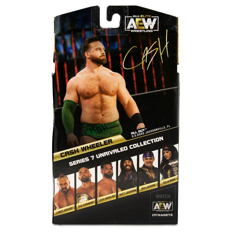 AEW Unrivaled Cash Wheeler Series 7 Action Figure