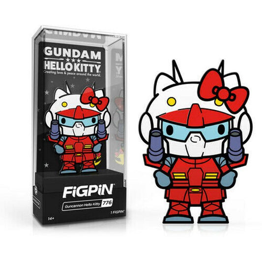 FiGPiN Gundam x Hello Kitty Guncannon Hello Kitty Collectible Enamel Pin #776