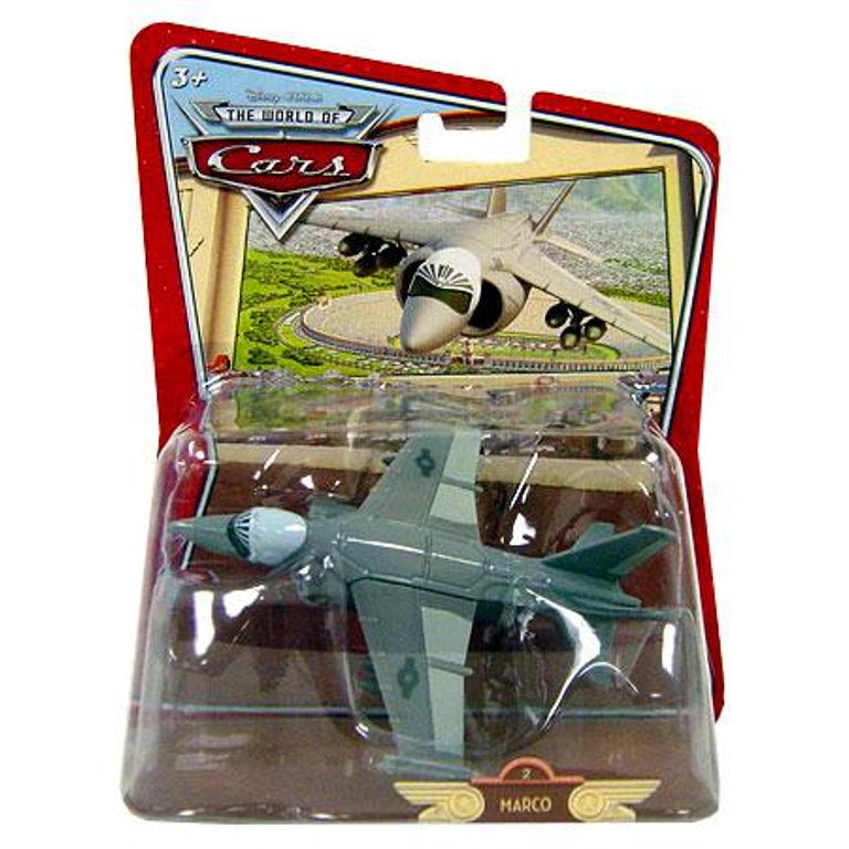 Disney Cars Deluxe Oversized Marco F/AV-18 Jet Die-Cast