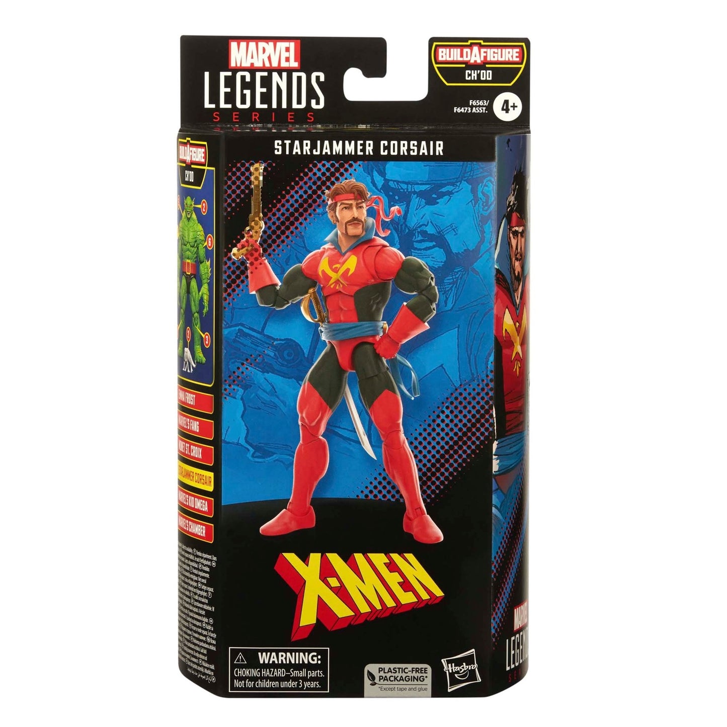 Marvel Legends Series X-Men Starjammer Corsair Build-A-Figure (Ch'od) Action Figure