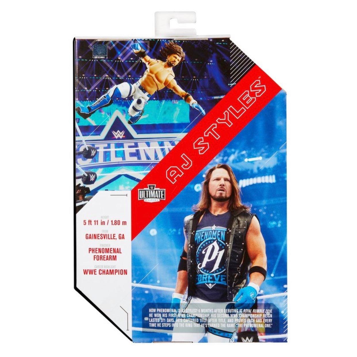 WWE Ultimate Edition AJ Styles Action Figure with Accessories,