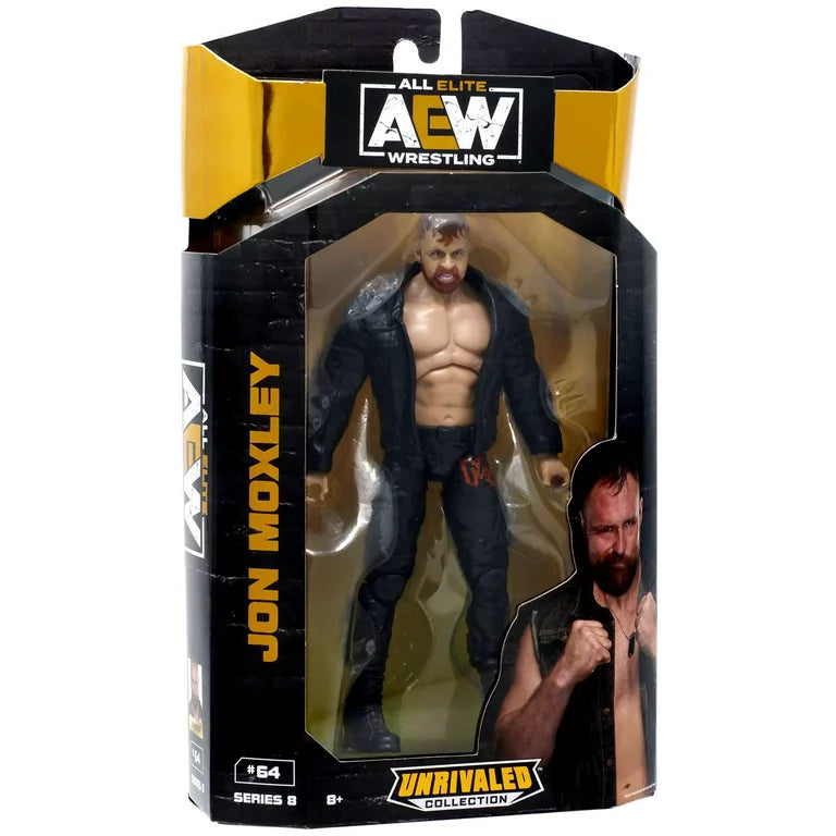 AEW All Elite Unrivaled Series 8 Jon Moxley Action Figure