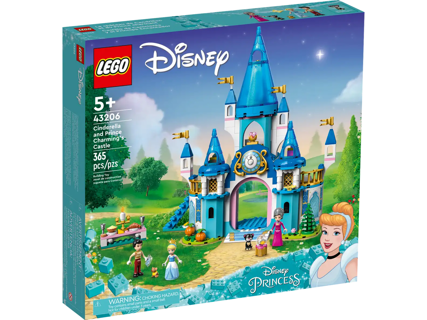 Lego Disney Cinderella and Prince Charming's Castle #43206