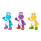Nintendo Super Mario Yellow Yoshi, Purple Yoshi, Light-Blue Yoshi Action Figures - 3pk (Target Exclusive)