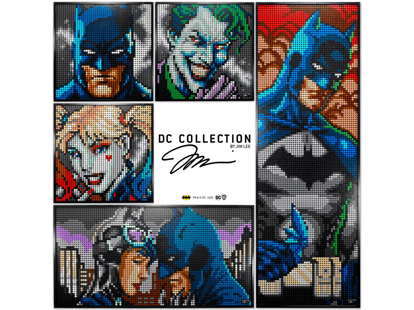LEGO Art Jim Lee Batman Collection #31205 DIY Poster 4167-PCS