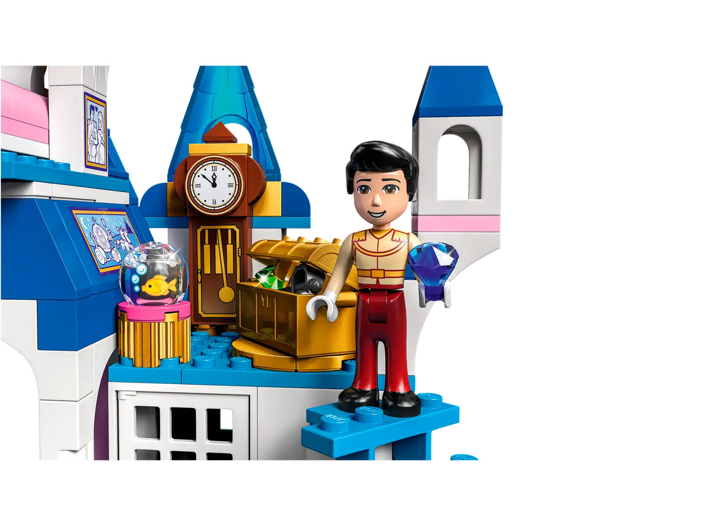 Lego Disney Cinderella and Prince Charming's Castle #43206