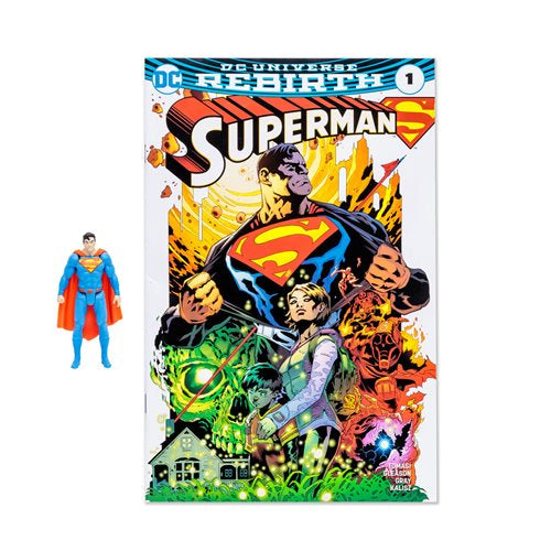 DC Rebirth Superman with # 1 Comic Book