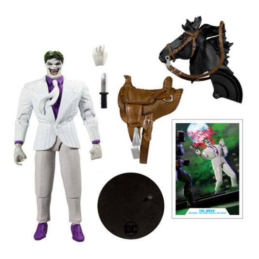 DC Multiverse Batman The Dark Knight Returns The Joker 7" Action Figure with Build-A Horse Parts & Accessories