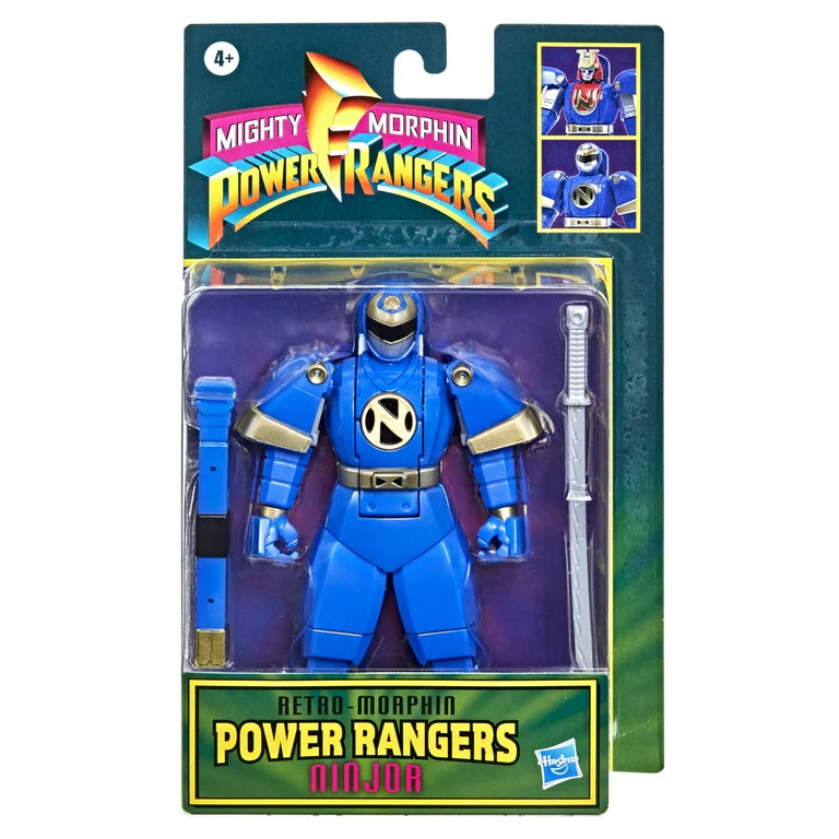Power Rangers Mighty Morphin Retro-Morphin Ninjor Fliphead Action Figure