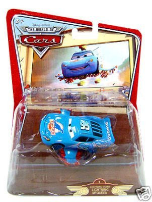 Disney Pixar Cars The World of Cars Deluxe Oversized Lightning Storm Lightning McQueen