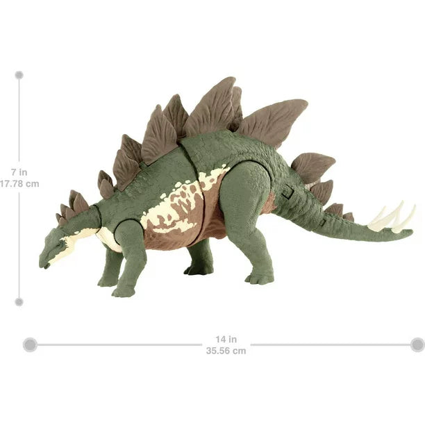 Jurassic World Mega Destroyers Stegasaurus Action Figure with Attack Feature
