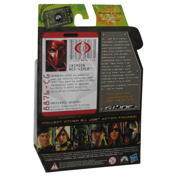 G.I. Joe The Rise Of Cobra Crimson Neo-Viper Cobra Royal Guard Action Figure