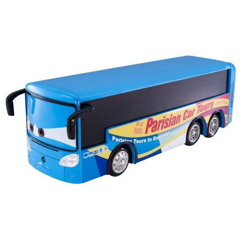 Disney Pixar Cars Oversized Paris Bus Vehicle Emmanuel Deluxe Die-Cast